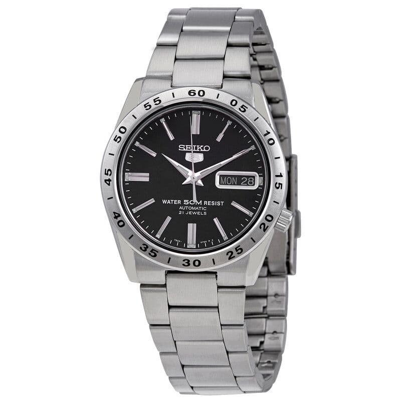 Seiko 5 Automatic Black Dial Dauphine