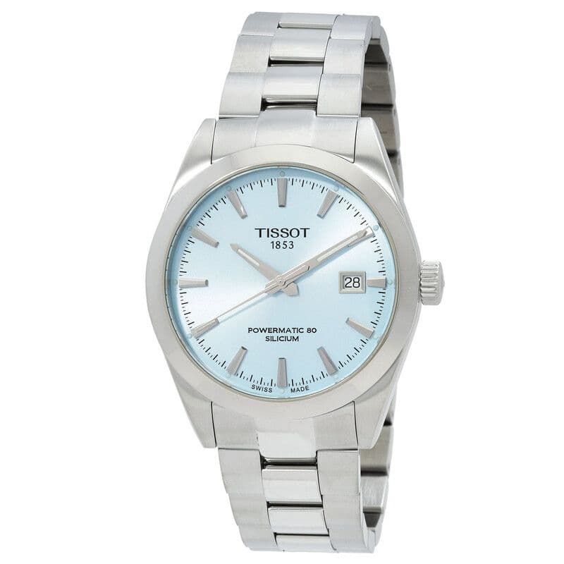 Tissot Gentleman Powermatic 80 Automatic Ice Blue Dial