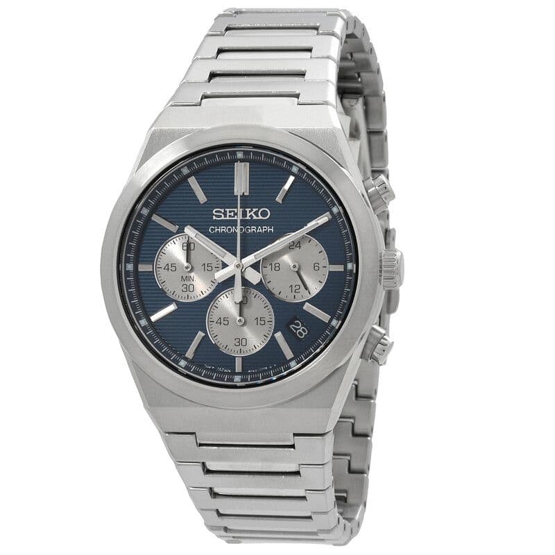 Seiko Sport Chronograph Quartz Blue Dial