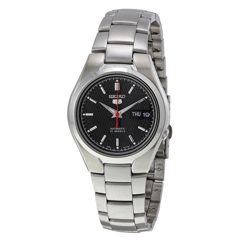 Seiko Series 5 Automatic Black Dial Skeleton