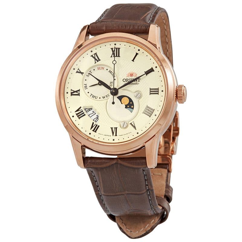 Orient Sun and Moon Champagne Dial
